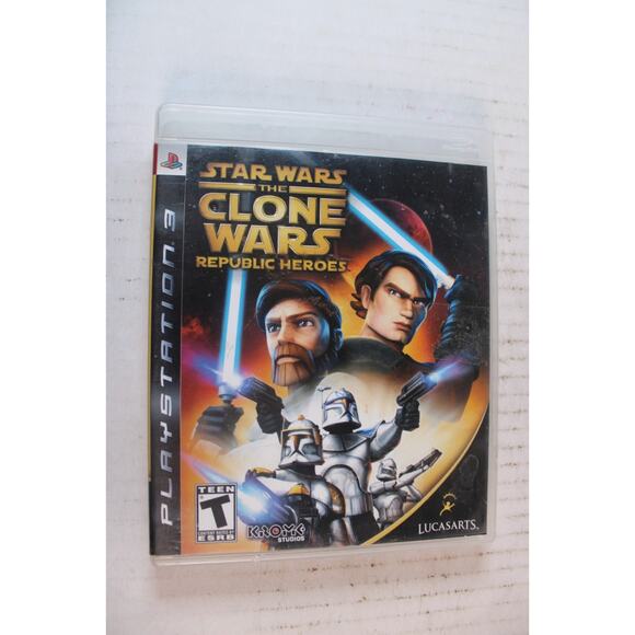 Star Wars: The Clone Wars - Republic Heroes (Sony PlayStation 3, 2009) Complete - Picture 1 of 9